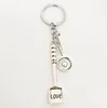 Nieuwe Moeder Gift Charm Sleutelhanger, Keukengerei Charm Gift, Shovel, Pan, Mes Sieraden DIY Handgemaakte 394