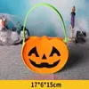 Halloween-Party-Zubehör, Süßigkeiten-Tasche, Handtasche, Halloween-Kind-Geschenktasche, schwarze Katze, Kürbis, bedruckte Organizer-Tasche, Vlies-Aufbewahrungstaschen, DBC VT0564