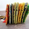 Tassel Rich Flower Small Zipper Silk Brocade Bag Wedding Party Favor Bags Jewelry Gift Pouch Coin Purse Birthday Party Gift Bags 10pcs/lot