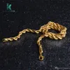 10pcs 2030 inches in Length For 4mm Width Classic Necklace Men Jewelry Necklace Thin Rope Gold and Silver Chain Fashion3886235