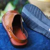 Sandals Men Shoes Casual Shoe Male Man Flats Summer Closed Toe Vintage Plus Size Zapatos De Hombres Personlizar M0514
