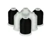 SIMTHREAD polyester borduurmachine draad 120D / 2 40WT wit of zwart - 1000m / spool, 6 spoelen / kit
