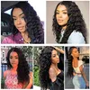 Braziliaanse Diepe Golf full lace Pruik 360 Kant Frontale Menselijk Haar Pruiken Pre Geplukt Onverwerkte Virgin remy 150% Dichtheid hd Front diva1