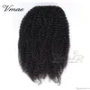 VMAE Human Afro Afro Kinky Curly Ponytail Hair 100g 3c 4a 4b 4c Cabelo natural Hornetail Clipe de buraco apertado em rabos de cavalo de cordão extensões de cabelo
