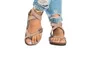 Hot Sale-sommar mode unisex älskare kvinnor sandaler lägenheter kork gladiator strand skor tofflor zapatos mujer sandalias plus storlek