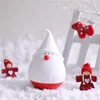 Nieuwe Creative Santa Claus LED Nachtverlichting Kinderkamer Siliconen USB opladen geacted melklamp geschenken tafellamp