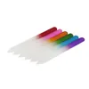ガラスネイルファイル耐久性のあるクリスタルファイルのネイルバッファーネイルキャアネイルアートツールマニキュア紫外線ポーランドツールカラフル