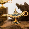 Fairy Tale Magic Lamp Vintage Censer Creative Metal Aroma Burner Multi Color Incense Burners 35*12*18.5cm EEA385