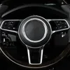 Car Styling Steering Wheel Emblem Decoration 3D Cover Stickers Auto Accessories For Porsche Macan Panamera 718 New Cayenne