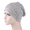 New Womens Soft Comfy Chemo Cap and Sleep Turban Hat Liner for Cancer Hair Loss Cotton Headwear Head wrap Hair accessories