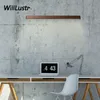 Willlustr 나무 LED 벽 램프 현대 Sconce 블랙 호두 핀란드 소나무 거실 침실 레스토랑 호텔 일본 스타일 조명