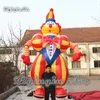 Circus Parade Performance Props 3,5 m grappig lopen opblaasbaar clown -kostuum blazen joker poppenpakken op voor buitenevenementen