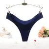 women clothes Thong Ice Silk Summer Sexy Seamless Panty Low rise G-string Ultra thin lady Underwear lingeries panties dropship