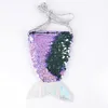 New Sequins Bag Coin Purse For Girls Tail Women Coin Purse Earphone Kids Zipper Bag Pocket Change Wallet6065502