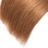 Cheveux humains péruviens Ombre 1B30 cheveux vierges pas cher Remy droite T1B30 Extensions de cheveux 4 pièces Double trames 7613097