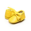 HONGTEYA Tassel Bow Baby Moccasins - Boys and Girls Shoes for Infants, Babies, Toddlers DHL Free Shipping