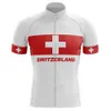 새로운 2024 스위스 사이클링 팀 저지 19D 패드 자전거 반바지 세트 빠른 드라이 로파 시클리 미스 모 남성 프로 이클링 Maillot Culotte Wear