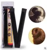 Rizador francés Marrón oscuro / Marrón claro / Negro Crash Hair Donut Clap Ring Magic Bud-like Black Hair Bun Maker Accesorios de peluca HA079
