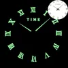 Real 3D Big Wall Clock Apressado Wall Mirror Etiqueta Diy Sala Home Decor Moda Relógios Chegada Quartz Large Wall Clocks 6 Y200109