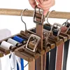 Pack of 2 Tie Belt Organizer Storage Rack Multifuction Rotating Ties Scarf Hanger Holder Closet Organization Wardrobe Finishing Rack