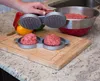 Alüminyum burger yapım araçları çifte hamburger kabartmalı köfte basınç burger pirinç top üreticisi