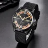 럭셔리 브랜드 Pagani Design Men Watches Fashion Rilicone Strap 방수 석영 시계 블랙 골드 reloj Hombre Dropshipping