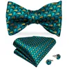 HITIE BOW TIE SET LUXURY PAISLEY GOLD PEACOCK COLOR BOW BOW TIE SELF VLINDERDAS SET PARTY DROP LH00838920915