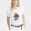 米国サイズメンズレディースデザイナー tシャツポロベアシャツマティーニベア tシャツ半袖米国 tシャツ綿ホッケーベアドロップシッピング