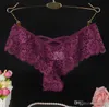 Mulheres Lace Sexy G-Cordas Underwear baixo crescimento 5 cores Sexy G-Cordas senhoras cuecas respirável Calcinhas tamanho M-2XL