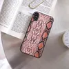 Snake Skin Phone Cases voor iPhone 8 7 6S Plus X XS MAX Cover Fundas Hard Case