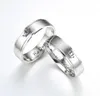 Acier inoxydable promesse amour bague couleur noire sa reine son roi couronne Couple anneaux cadeau amoureux bijoux de mariage