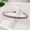 أزياء Shinny Crystal Hairbands Heared Haop Hoop 2019 New Diamond Hair Band for Women Rhinestone Beadbands Association6939002