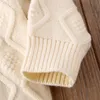 2020 Новая мода осень-зима Детские комплекты одежды для маленьких девочек Водолазка Вязаный свитер Топы Мини-юбка с клетчатым принтом Теплый наряд 27 лет T7301775