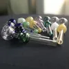 20 stks Nieuwe Calabash Glass Pipe Pyrex Olie Burner Pijpen Gekleurde Glas Olie Burner Pijp Mini Handpijp Roken Accessoires voor DAB Tobacco Tools