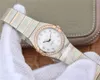 ZF constellation montre DE luxe 27mm bracelet en acier raffiné mouvement à Quartz montres dame montres montres de créateur