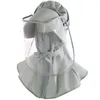 Designer Face Shield Hat Anti-droplet Mask Face Sunscreen Cap Sunshade Summer Adult Children Removable Protective Hat