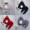 2019 América e Europa pop estilo Primavera algodão gola redonda hoodies sapo padrão terno com manga comprida e calças para meninos e meninas