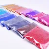 Rikonka 21PCS Holografisk nagelglitterpulver Lysande socker 10g / Bag Nail Glitter Hot Sale Dammspulver för nagelkonstdekorationer CX200623