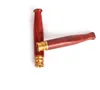 Petit porte-cigarette en bois lisse acide rouge, vente en gros, nouveaux raccords pour mini-cigarette