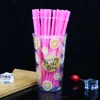 Straws Plastic Straws for Juice long hard straws food grade AS material safe healthy durable home party garden use