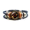 Nyaste 12 Zodiac Sign Charm Armband för kvinnor Män Vintage Horoskop Hobby Multi Layered Leather Wrap Bangle Mode Smycken