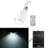 Portable E27 2.4W Solar Powered Lamp with Remote Controller LED Solar Lamp AC90~260V/DC6V Outdoor Lighting Solar Camping Light