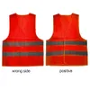 Gitre d'avertissement réfléchissant Vêtements de travail Haute visibilité Day Night Protective Gite for Running Cycling Warning Safety Vest9673935