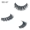 2020 DHL Bezpłatne 3D Mink rzęsy Norek fałszywe rzęsy Soft Natural Grube Fake Eyelashes 3D Eye Lashes Extension 20 Style