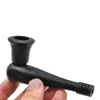 Haute Qualité Classique À La Main En Bois Noir Pipe À Fumer Avec 15 MM Bol Tabac Herbe Cigarette Pipe Taille De Poche En Gros