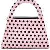 FREE SHIPPING Wedding Favors Pink Polka Dot Purse Manicure Set Bridal Shower Gift Pedicure Kit For Guest LX7405