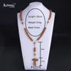 Komi 2018 nieuwe houten kralen holle kruis hanger ketting voor vrouwen mannen katholieke christus religieuze Jesus rozenkrans sieraden cadeau R-004