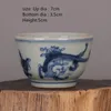Antique Ceramic tea cup high quality 100ml porcelain Handmade painted teacup Small tea bowl