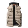 Gilet da uomo New Fashion Autunno Inverno Mens Giacca senza maniche Slim Fit Casual Gilet caldo Cappotto antivento maschile Gilet Taglia 6XL