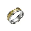 Rvs Ring Heren Sieraden Vintage Gold Dragon 316L voor Mannen Lord Wedding Male Luxe Band Ring voor Minnaars Mannen Mooie ringen